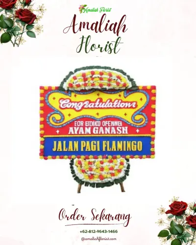 Bunga Papan Congratulation di Kalibuntu